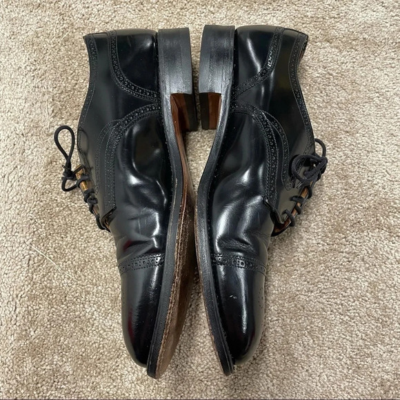 JOSEPH CHEANEY Black Leather Oxford Dress Shoes size 11 - Picture 6 of 15